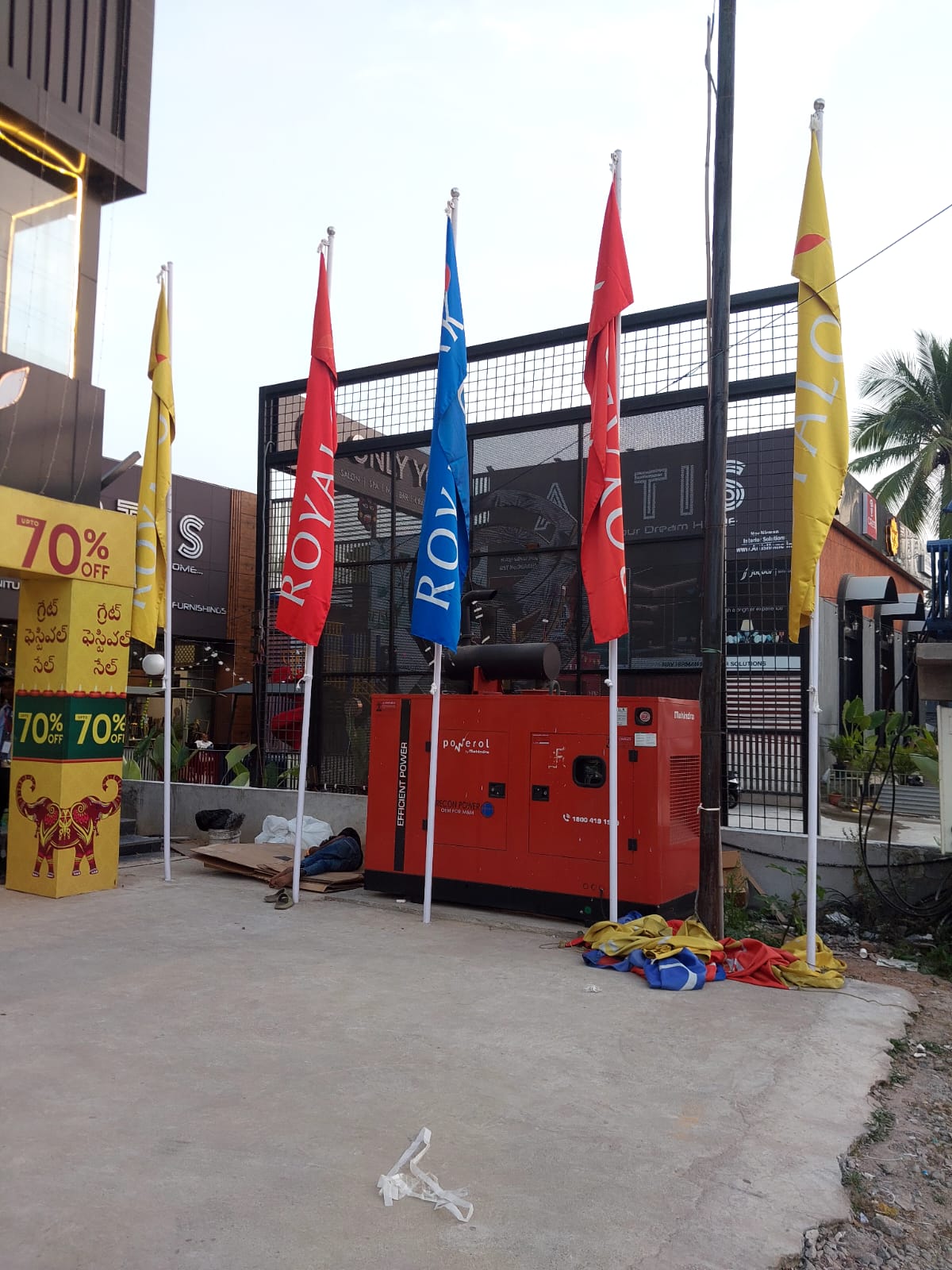 Flaf Poles by sai Balaji Digitals