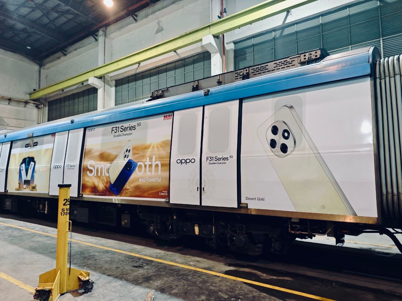 Hyderabad Metro Train Branding for OPPO Reno 31 Series