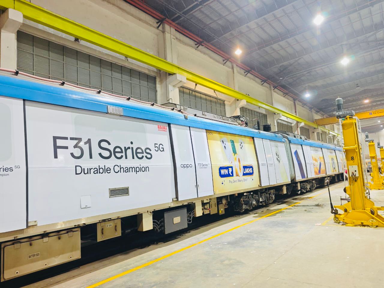Hyderabad Metro Train Branding OPPO Reno 31 Series